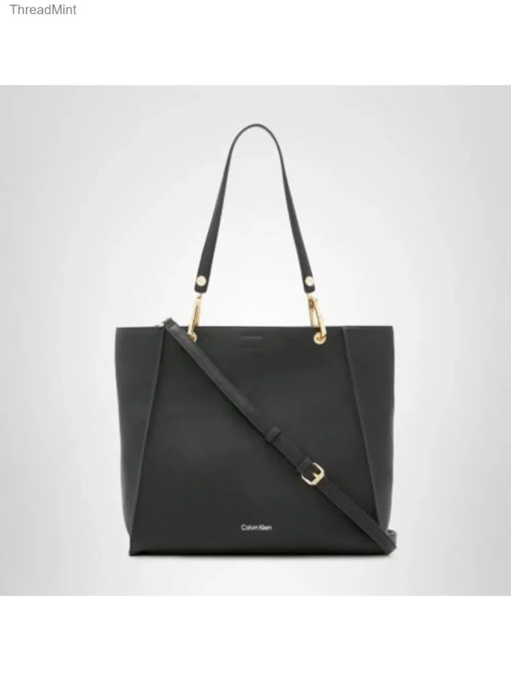 Calvin Klein Reyna North South Tote Vegan Leather Handbag